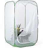 59" Outdoor Mesh Plant Enclosure, Mesh Plant Cover for Pests, Bird and Pest Protection Guard for Fruit, Vegetables, Flowers a