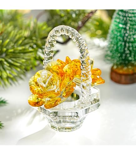 Amazon.com: ​Home Essentials Lifelike Glass Roses Bouquet Red,6