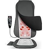 COMFIER Back Massager with Heat,Full Back Massager for Chair with 2 Shiatsu Speeds,Heated Chair Massage Pad with Spot,Massage Seat Pad for Home Office use,Gifts for Women Men Mom Dad