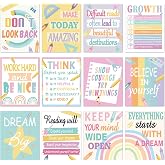 12PCS Motivational Posters for Classroom Growth Mindset Educational Wall Art for Teachers Inspirational Positive Bulletin Board Decorations Elementary Middle High School Wall Decor（Pencil）