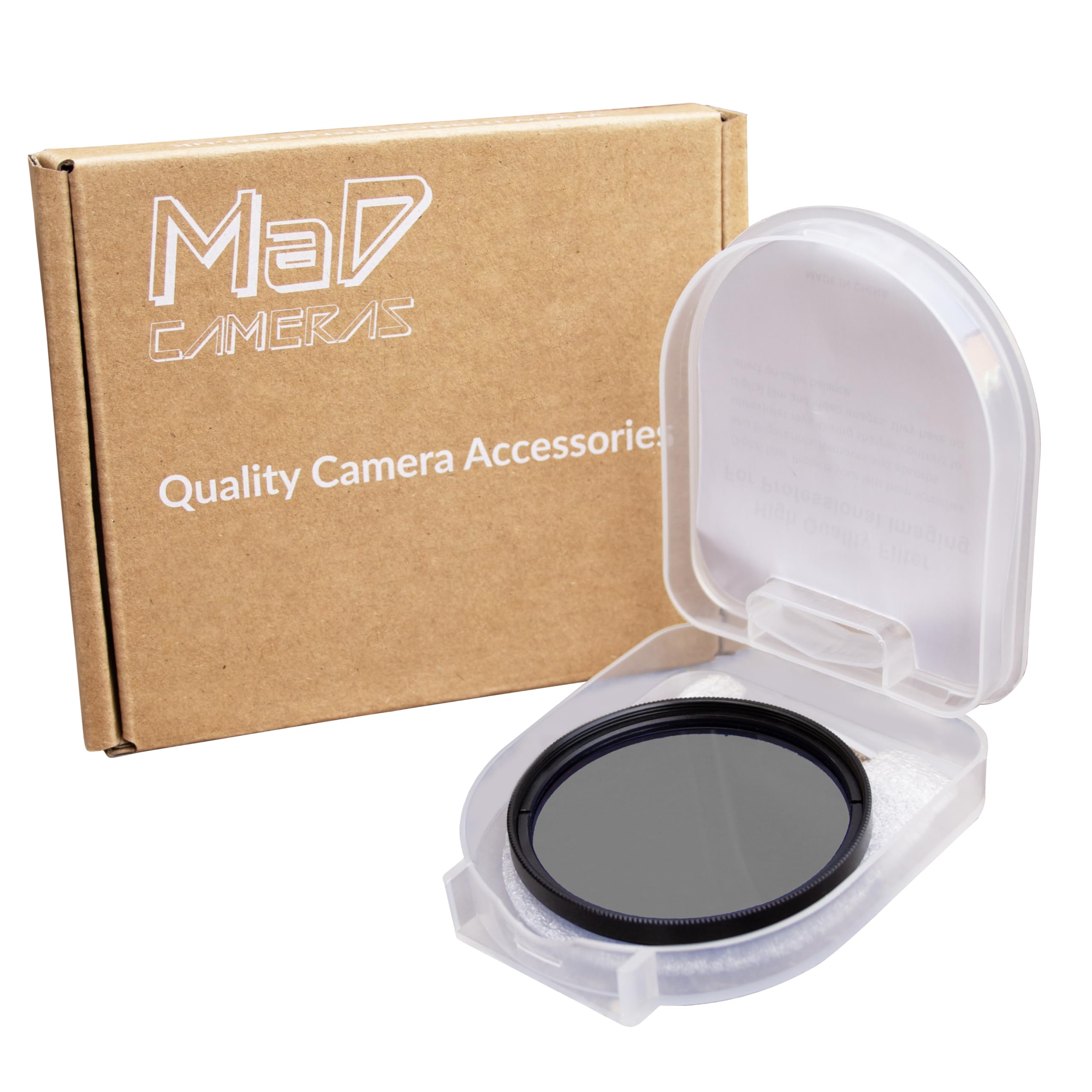 MaD Camera - 72mm CPL Circular Polarizing Camera Filter - Colour Saturation & Contrast Enhancement - Premium Camera Lens Filter for DSLRs — image 1