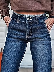 Flamingals Butt Lifting Low Rise Flamingo Jeans for