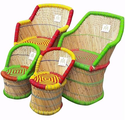 Ecowoodies HandiCraft Cane Furniture Set