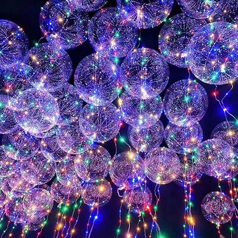 ledmomo globos luminosos de fiesta led luz globos de luz de 18 pulgadas rellenar con helio para flotar durante el cumpleanos boda de navidad