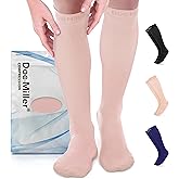 Doc Miller Compression Socks for Women and Men - 15-20mmHg - Graduated Compression Socks for Improved Circulation, Varicose Veins and Shin Splints