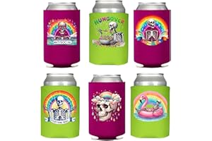 EPIC LIFE DESIGNED Funny Skull Pun Summer Can Coolers, Everything Sucks Drink Holder, Hungover, Chirstmas Gift, Birthday Present, Beer can holders, Soda holders, Sarcastic Gift for her, Summertime Coolies