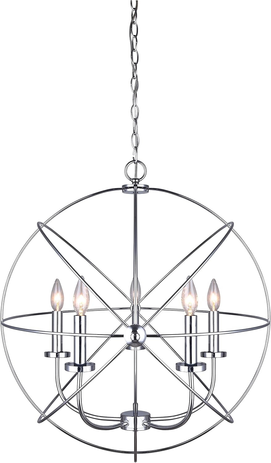 Canarm ICH282B05ORB25 Sumerside 5 Light Chandelier, Oil Rubbed Bronze - - 