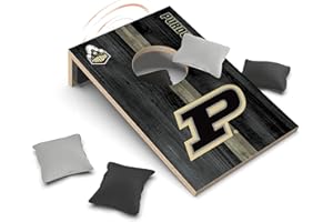 SOAR NCAA Tabletop Cornhole Game and Bluetooth Speaker