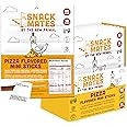 New Primal Snack Mates Pepperoni Pizza Chicken Sticks, Gluten Free Healthy Snacks for Kids, Low Sugar High Protein Back to School Snacks, Mini Paleo Jerky Meat Stick, 8g Protein, 50 Calories, 40 Pack