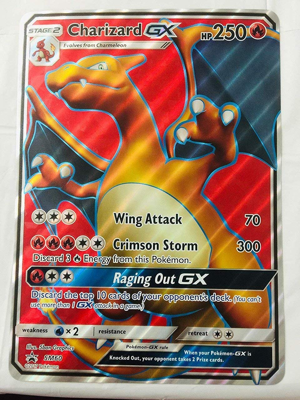 Buy Pokemon Charizard Gx Sm60 Sm Collection Full Art Promo Online