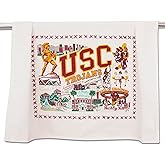 Catstudio Dish Towel, University of Southern California (USC) Trojans Hand Towel - Collegiate Kitchen Towels for USC Fans - Perfect Graduation Gift, Gift for Parents, Students and Alums