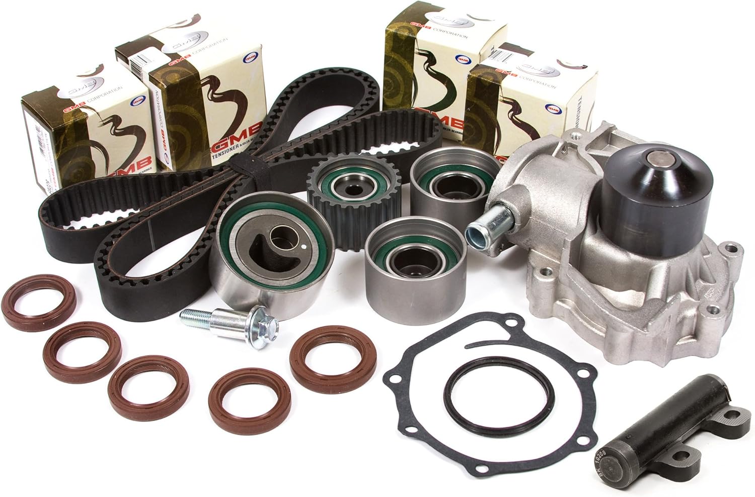 Evergreen TBK277HWPT Fits 9697 Subaru Legacy Outback EJ25 Timing Belt Kit Water Pump