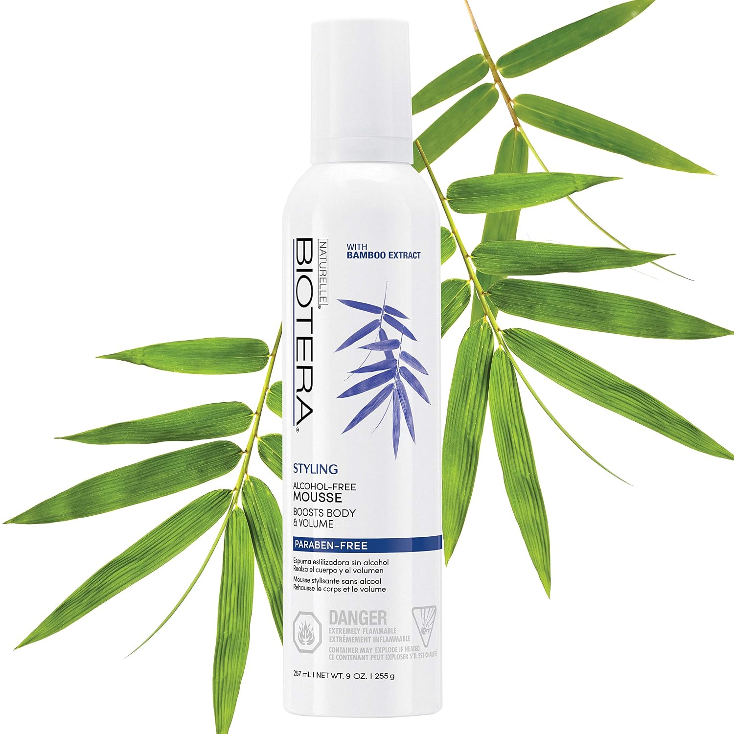 Amazon Com Biotera Alcohol Free Styling Mousse With Bamboo Extract Paraben Free 9 Ounce Hair Styling Mousses Beauty