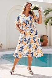 Hanna Nikole Summer Short Sleeve Long Dresses for