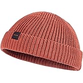 DASMINI Fisherman Beanie Hats for Men Women,Knit Trawler Skull Cap,Watch Cap,Spring Fall Winter Warm Short Hats