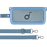 co2CREA Soft Silicone Case Compatible with Anker Soundcore Motion 300 Wireless Hi-Res Portable Speaker, Blue Cover