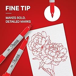 Sharpie Permanent Markers Set Fine Tip Markers