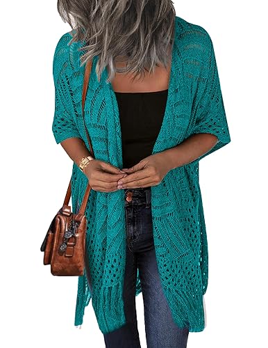 Womens Cardigan Crochet Open Front Cardigan Crochet Cardigan