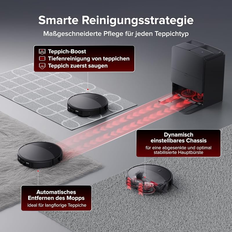 Saros 20 Set Saugroboter mit Wischfunktion&angebbarem Wischmopp