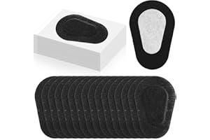 Panitay 40 Pcs Adhesive Eye Patches for Adults Disposable Breathable Medical Eye Patch for Amblyopia Lazy Latex Free Adhesive Bandages for Men(3.3 x 2.3 Inch,Black)