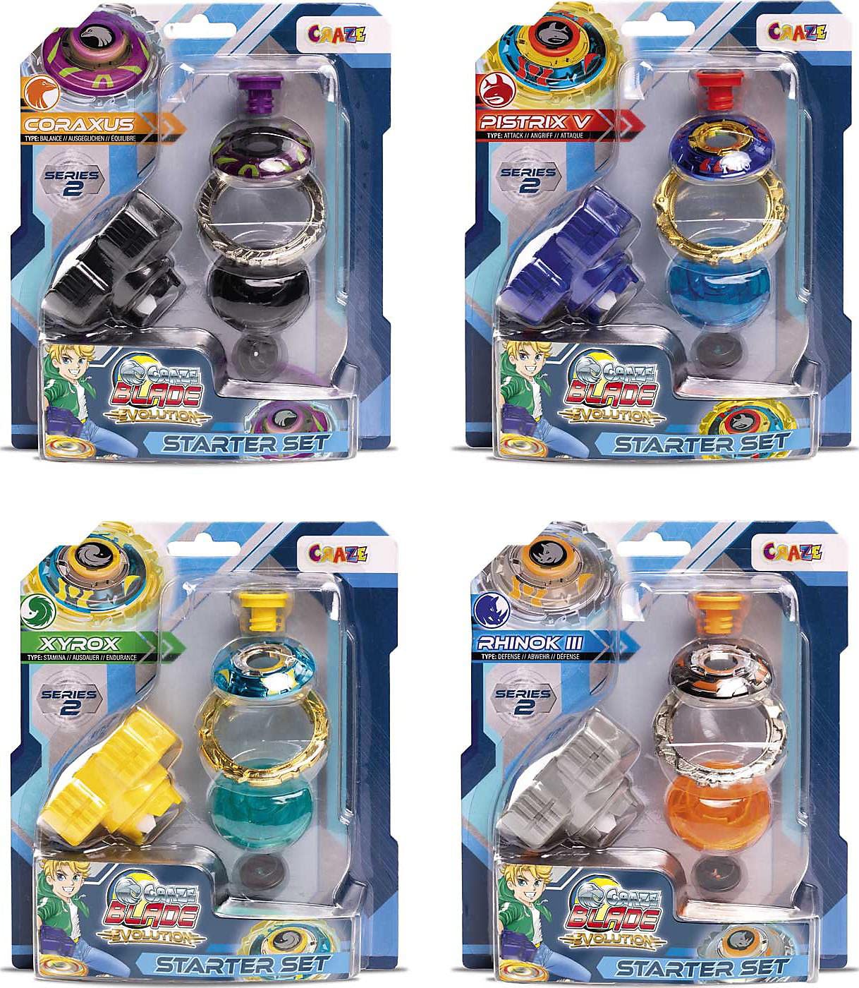 CRAZE Blade Evolution Starter Set - Game - Age 3+