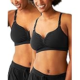 Kindred Bravely Tatum Seamless Sweetheart Bralette Nursing Bras for Breastfeeding, Adjustable, Soft Maternity Bra 2 Pack