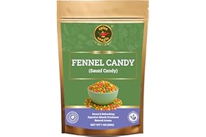 SPICE MAGIC THE TASTE OF MAGIC Spice Magic Fennel Candy 7oz (200g) | Sweet & Refreshing Mouth Freshener | Traditional Indian Saunf Mukhwas | Tasty Digestive Delight.