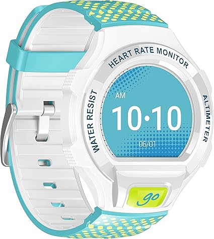 Alcatel SM03-WH - Reloj Inteligente con Bluetooth, Color Blanco Celeste