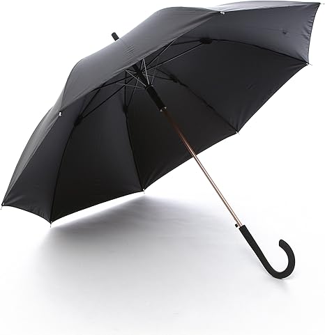 Amazon Co Jp 傘 子供 ジュニア 大きい 60cm 晴雨兼用 Uvカット 99 99 遮光 遮熱効果 回転して衝撃を逃がす ジャンプ傘 Fj084 ブラック ホーム キッチン