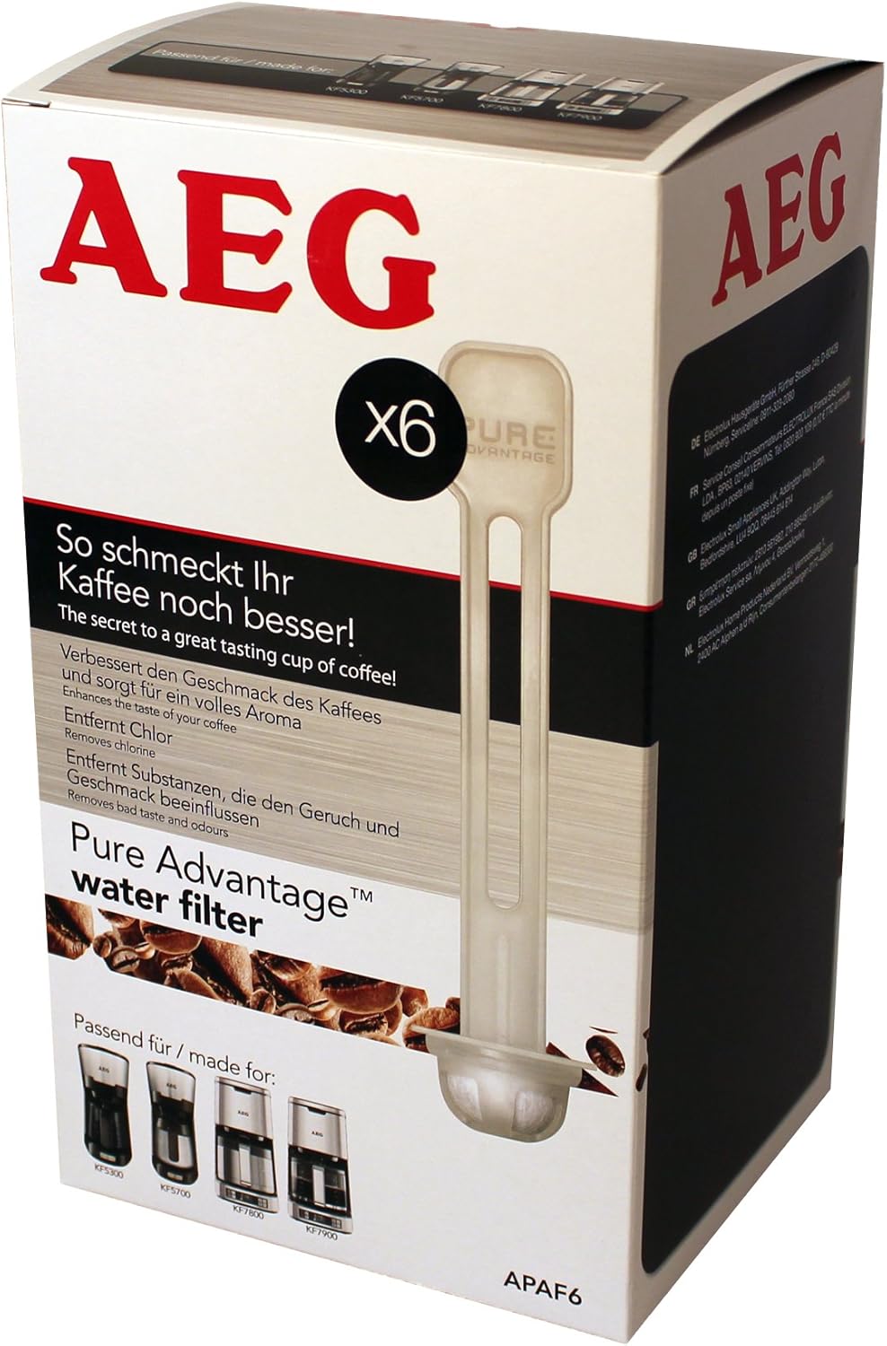 AEG APAF6 Filtre à eau pour machines à café AEG KF5300 / KF5700