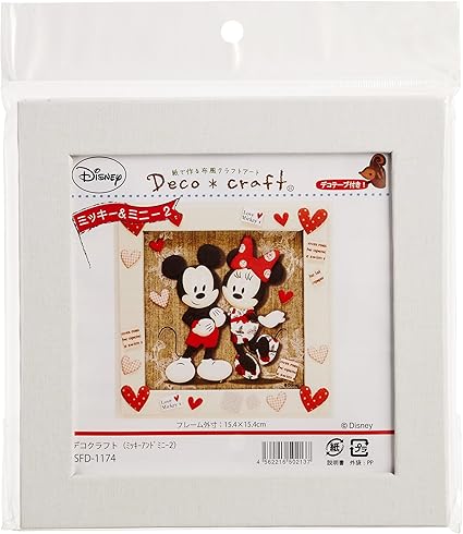 Amazon フクサン デコクラフト ディズニー フレームキット ミッキー ミニー 2 Sfd 1174 アニメ 萌えグッズ 通販