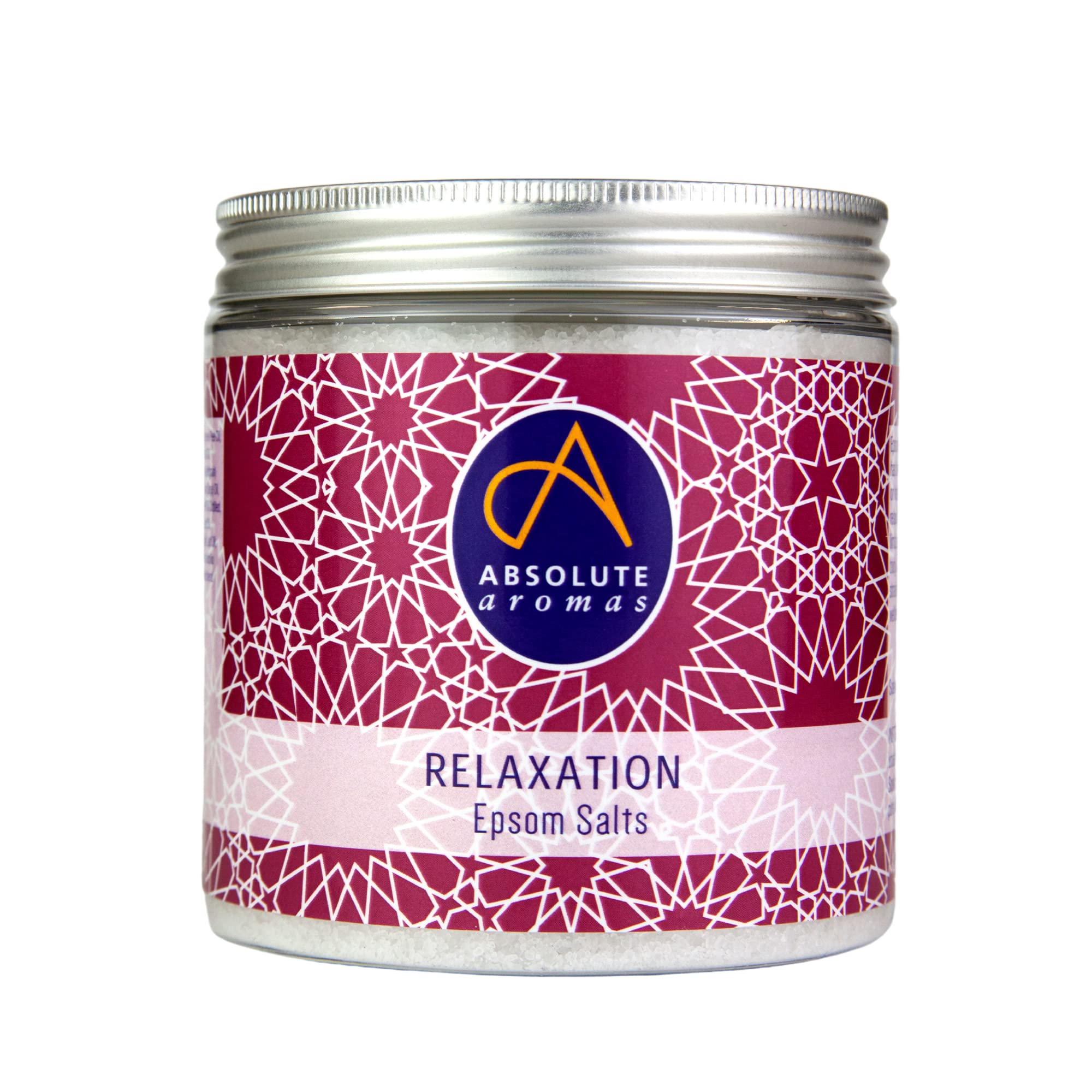 Absolute Aromas Epsom Bath Salts - Magnesium Sulphate Infused with 100% Pure Essentials Oils (Relaxation, 575g)