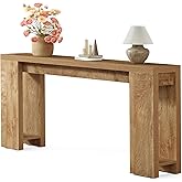 LITTLE TREE 70.9-Inch Long Console Table, Narrow Sofa Table Behind The Couch, Farmhouse Console Table for Living Room, Entryw