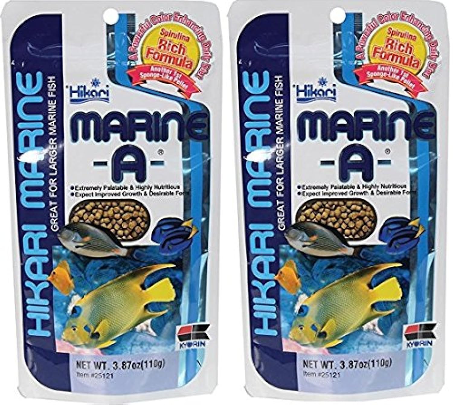 Hikari Marine Pellets for Pets, 3.87-Ounce (2 Pack)
