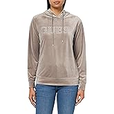 GUESS womens Eco Couture Hoodie Sweatshirt