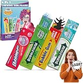 Gagster 4-in-1 Prank Chewing Gum Set &ndash; Shocking, Water Squirt, Cockroach Snapping, Fake Chewed Gum, Gag Gifts for Kids Adults, Work Pranks, April Fools, Practical Joke Toys Kit