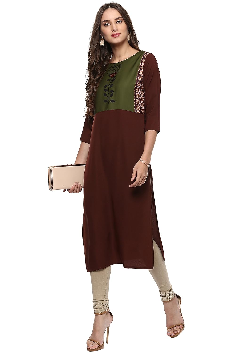 janasya women's polyester kurta