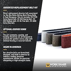 Work Sharp WSSAKO81113 Assorted Belt Kit