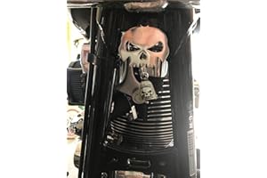 Kustom Cycle Parts Universal Stainless Steel Skull Bell Hanger - Bolt and Ring Included (Bell Not Included). Fits all Harley Davidson Motorcycles & More! Proudly MADE IN THE USA!
