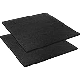 Saillong 2 Pcs 22'' Oil Drain Splash Pad, Square Pad, Black | No Splatter Pad, Easy to Use, Support Cutting, Wide Application, For Car Changing Oil Transmission Drain Pan