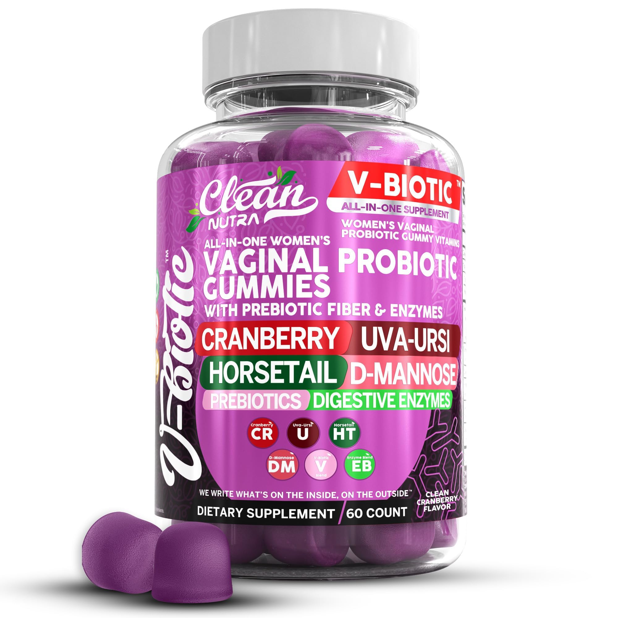 Vbiotic Vaginal Probiotic Gummies