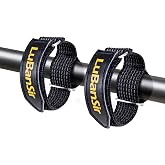LuBanSir Shovel Mount for Roof Rack, 12 Inches Adjustable Hook and Loop Mount Holder Straps for Cars Trucks Tractors Trailers (4 Pack)