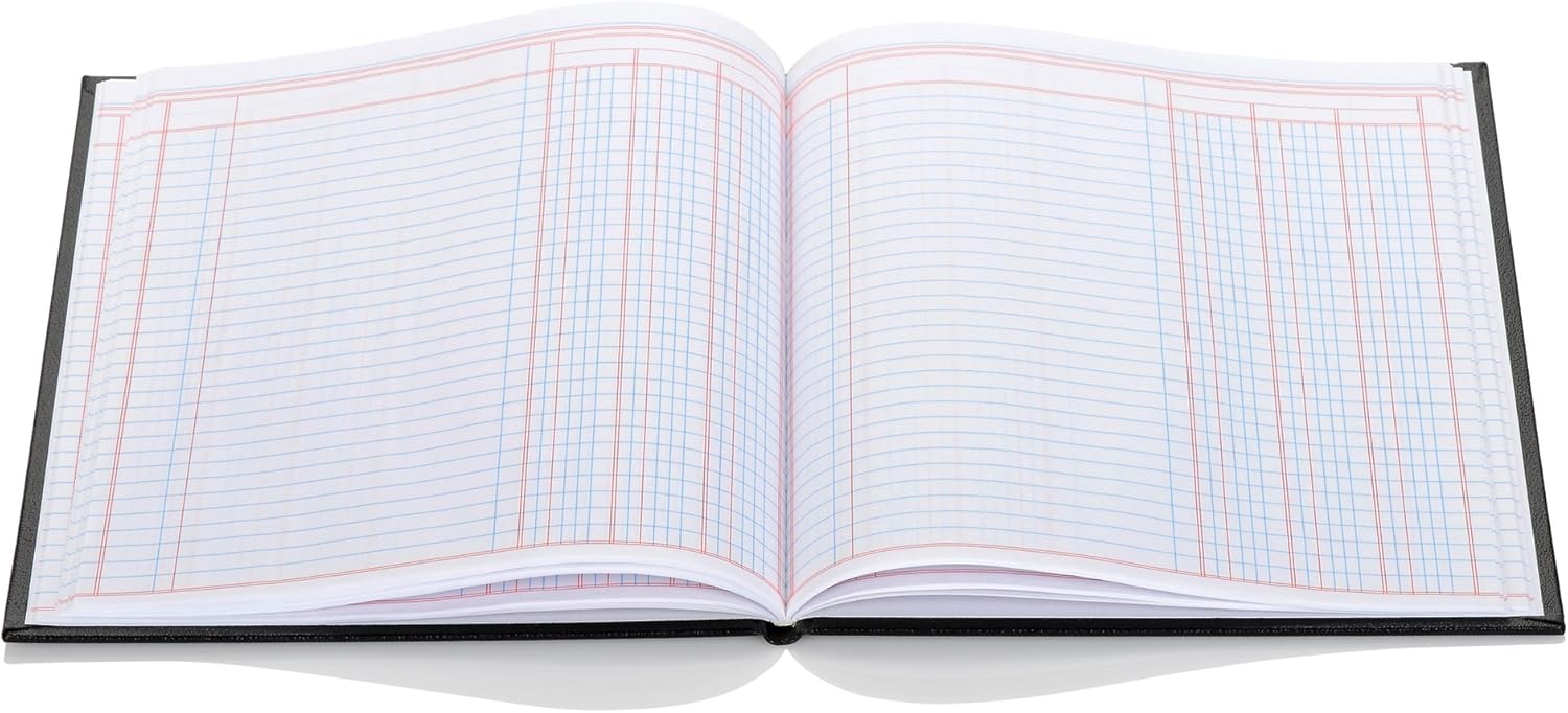Wilson Jones 74100 Account Book, 9 1/4-Inch x 7-Inch, 30 Lines, 80 Pages, 3 Columns (W74103) : Office Products