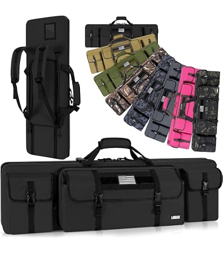 Amazon.com: TORIBIO Double Rifle Case Gun Bag 30/34/36/42/46/48/51