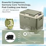 AAOBOSI 50L Car Refrigerator Cooler Box WiFi App Control 12/24V AC DC view 5
