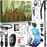 MOVINPE Outdoor Camping Gear Advent Calendar 2025, 24 Days of Camping & Hiking Essentials for Men & Teenage Boys – Outdoor Adventure Christmas Countdown Gifts