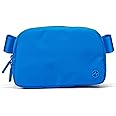 Pander Two Way Zipper Fanny Pack Nylon Everywhere Belt Bag for Women, Water Repellent Waist Packs, Crossbody Bags with Adjustable Strap (Capri Blue).