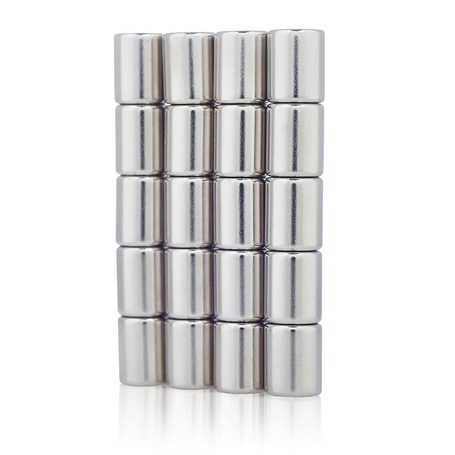 Lumaland Imán Imanes de Varios tamaños y Formas 8 x 10 mm 20 ...