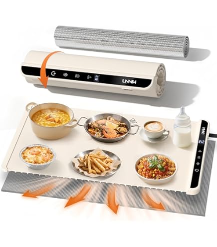 Amazon.com: Laudlife Electric Warming Mat for Food, Roll-Up