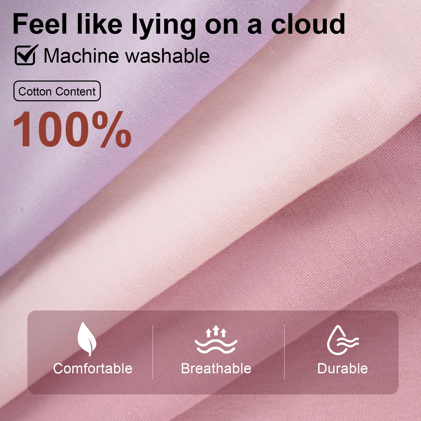 Wrrernsin Baby Sleep Sack 0-6 Months,100% Cotton TOG 0.5 Wearable Blanket for Newborn and Infant, 3 Pack 2-Way Zipper Lightweight Sleeping Bags for Toddler